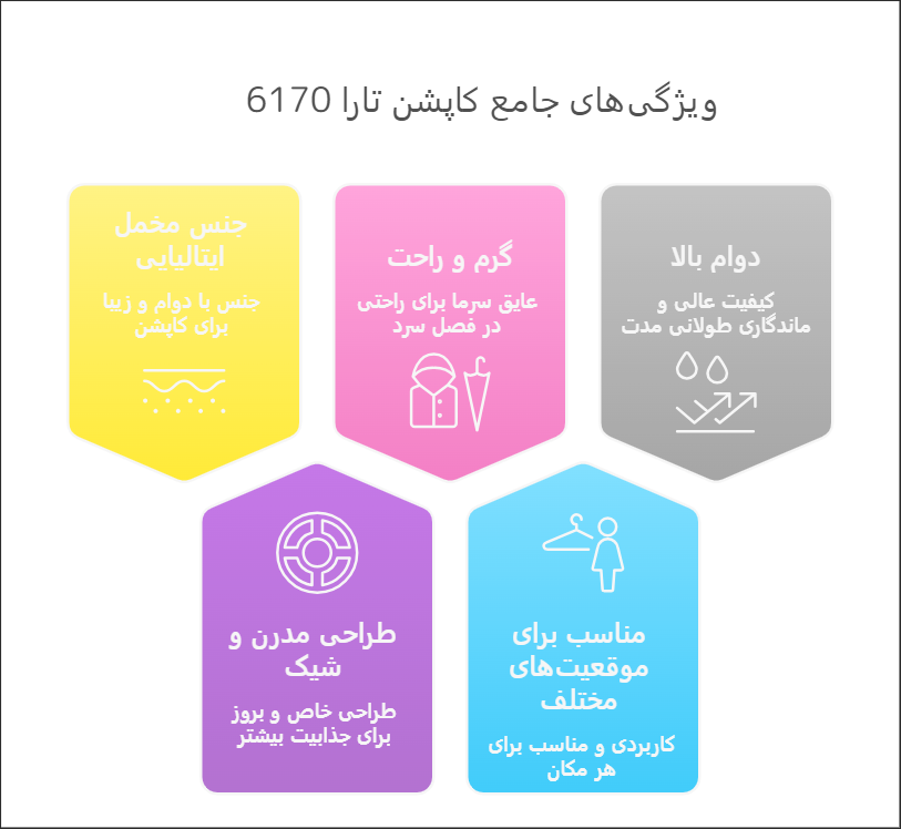 خرید کاپشن تارا 6170